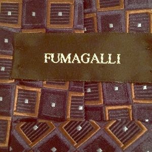 FUMAGALLI 100% SILK TIE. EUC